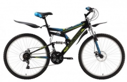 Велосипед Challenger Genesis Lux черно-зеленый 19''