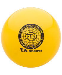 Мяч для художественной гимнастики RGB-101, 19 см, желтый, фото 1