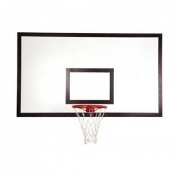 Щит баскетбольный ZSO тренировочный 900х1200 мм, ФАНЕРА (толщина фанеры 15 мм) на металлокаркасе пристенный
