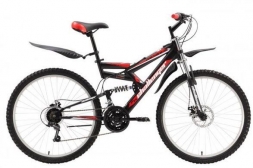 Велосипед Challenger Genesis Lux черно-красный 17''