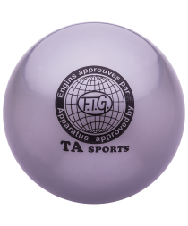 Мяч для художественной гимнастики RGB-101, 19 см, серый, фото 1