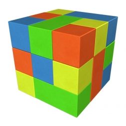 Мягкий конструктор «Кубик-рубика» мини