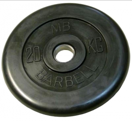 Barbell диски 20 кг 26 мм, фото 1