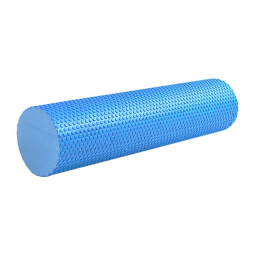 Ролик для йоги 60x15см синий материал ЭВА