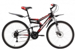 Велосипед Challenger Genesis Lux черно-красный 19''