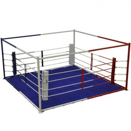 Ринг боксёрский рамный Atlet Боевая зона 5х5 м, монтажная площадка 6,6х6,6 м IMP-A433 , фото 1