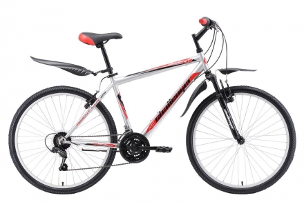 Велосипед Challenger Agent Lux 26 серебристо-красный 18&#039;&#039;, фото 1