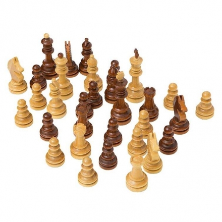 Шахматные фигуры &quot;Гроссмейстерские&quot; стаунтон №7 утяжеленные (Орлов), фото 1