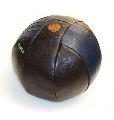 Медбол (М) кожаный диаметр 24 см, фото 1