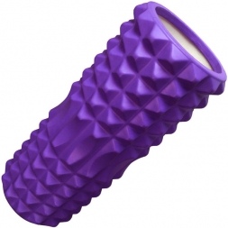 Роллер для йоги и пилатеса 33х13см Фиолетовый