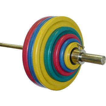 Штанга тренировочная 182,5 кг (МВ) цветная., фото 1