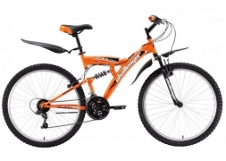 Велосипед Challenger Mission Lux оранжево-черный 18''