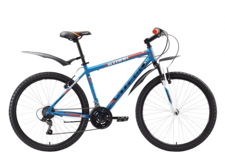 Велосипед Stark&#039;16 Outpost сине-оранжевый 18&quot;, фото 1