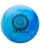 Мяч для художественной гимнастики RGB-101, 19 см, синий/белый