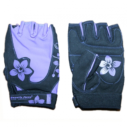 Перчатки для фитнеса женские фиолетово-черные р-р XS, фото 1