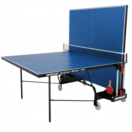 Теннисный стол DONIC OUTDOOR ROLLER 400 BLUE, фото 2