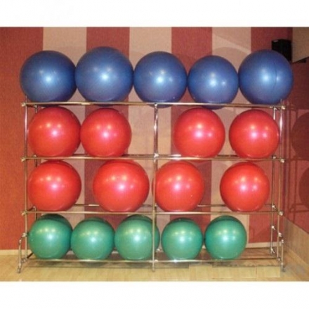 Стеллаж для гимнастических мячей AS104016-CH-00, на 16 шт., фото 1