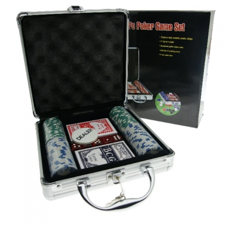 Набор для игры в Покер 100 фишек без номинала, фото 1