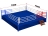 Ринг боксерский на подиуме Glav размер 6х6х0,5 м, боевая зона 5х5 м 5.300-4