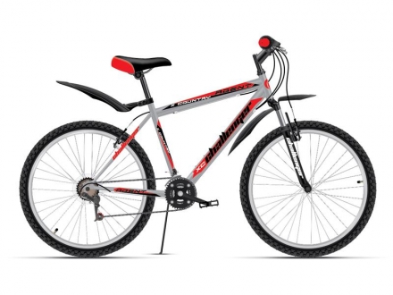 Велосипед Challenger Agent серебристо-красный 16&#039;&#039;, фото 1