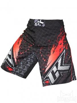 Шорты ММА Contract Killer Stained S2 Shorts - Black/Red, фото 1