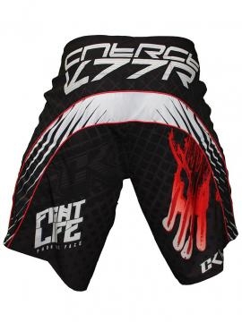 Шорты ММА Contract Killer Stained S2 Shorts - Black/Red, фото 2