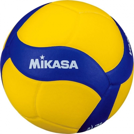 Мяч волейбольный игровой &quot;MIKASA V330W&quot;, р.5, оф. параметры FIVB, желто-синий, фото 1