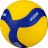 Мяч волейбольный игровой &quot;MIKASA V330W&quot;, р.5, оф. параметры FIVB, желто-синий