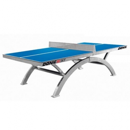 Теннисный стол DONIC OUTDOOR SKY синий (три короба), фото 1