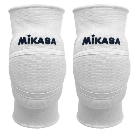 Наколенники волейбольные &quot;MIKASA&quot;, размер M, хлопок, эластичная микрофибра, пена ЭВА, белый, фото 1