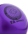 Мяч для художественной гимнастики RGB-101, 19 см, фиолетовый