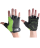 Перчатки для фитнеса SU-108, зеленые/черные