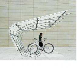 Велопарковка крытая Крыло