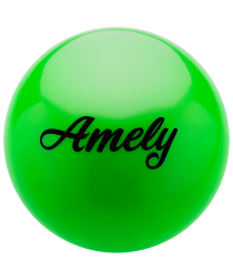 Мяч для художественной гимнастики AGB-101, 15 см, зеленый, фото 1