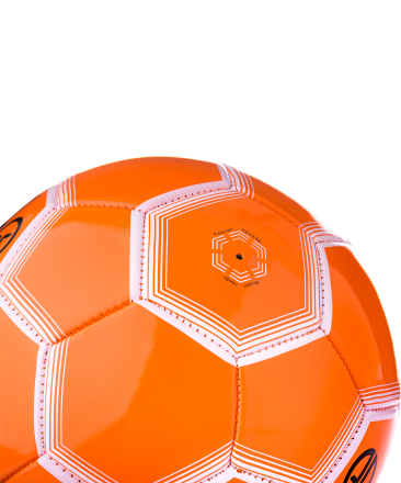 Мяч футбольный JS-100 Intro №5, оранжевый, фото 4