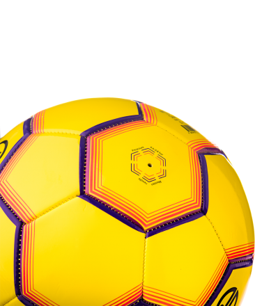 Мяч футбольный JS-100 Intro №5, желтый, фото 5