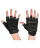 Перчатки для фитнеса SU-116, черные/серые