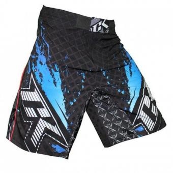 Шорты ММА Contract Killer Stained S2 Shorts - Black/Blue, фото 1