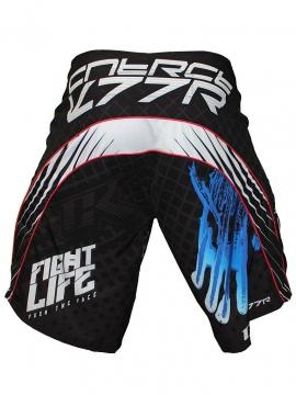 Шорты ММА Contract Killer Stained S2 Shorts - Black/Blue, фото 2