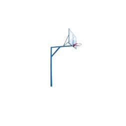 Стойка баскетбольная стационарная Г - образная, уличная, вынос 1,0 м.