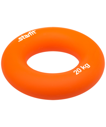 Эспандер кистевой ES-404 &quot;Кольцо&quot;, диаметр 8,8 см, 20 кг, оранжевый, фото 2