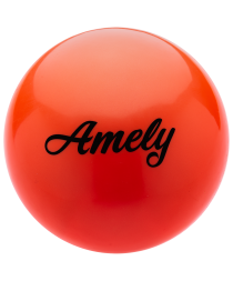 Мяч для художественной гимнастики AGB-101, 15 см, оранжевый, фото 1