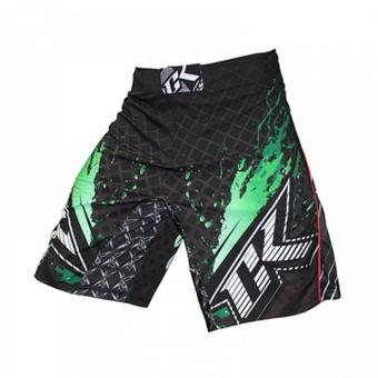 Шорты ММА Contract Killer Stained S2 Shorts - Black/Green, фото 1