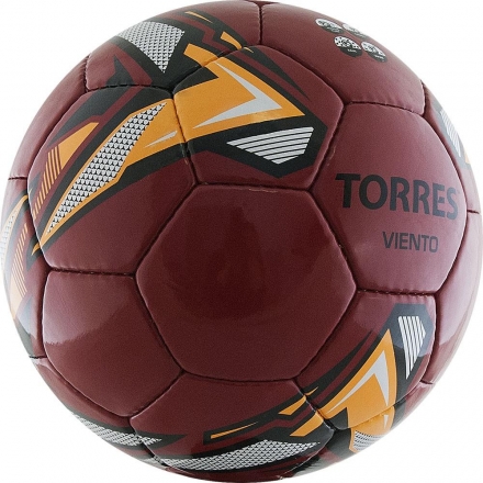 Мяч футбольный &quot;TORRES Viento Red&quot;, р.5, бордовый-мультиколор, фото 2