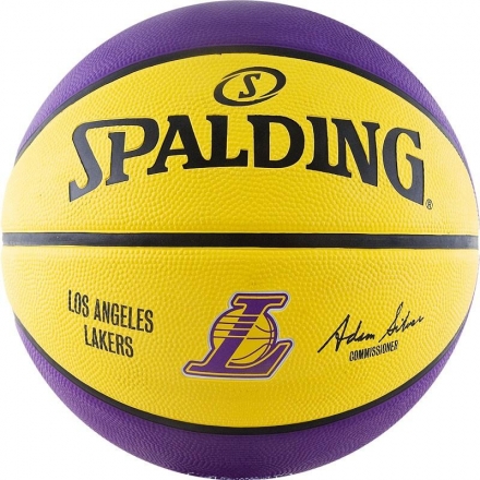 Мяч баскетбольный любительский &quot;SPALDING NBA Team Los Angeles Lakers&quot; размер 7, фото 1