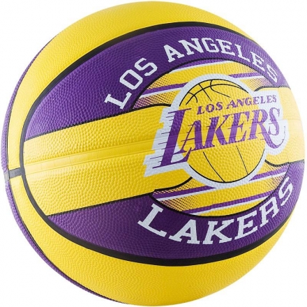 Мяч баскетбольный любительский &quot;SPALDING NBA Team Los Angeles Lakers&quot; размер 7, фото 2
