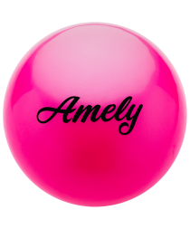 Мяч для художественной гимнастики AGB-101, 15 см, розовый, фото 1