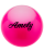 Мяч для художественной гимнастики AGB-101, 15 см, розовый