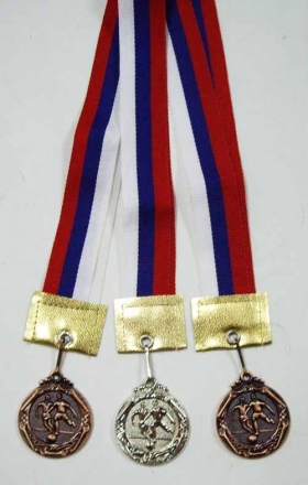 Медаль Футбол d-40 мм бронза, фото 1