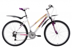 Велосипед Stark'18 Luna 26.1 V белый/фиолетовый/жёлтый 16&quot;